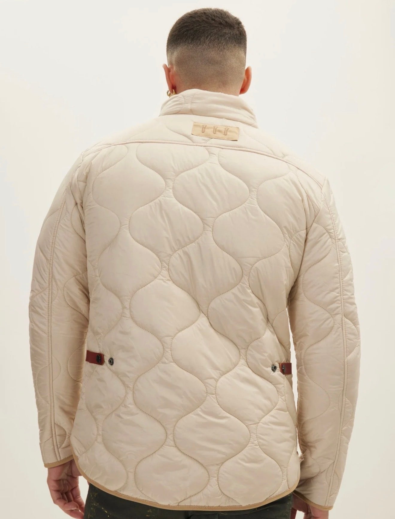 Ron Tomson Light Padded Zipper-Up Coat