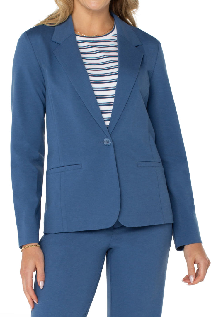 Liverpool fitted blazer French blue