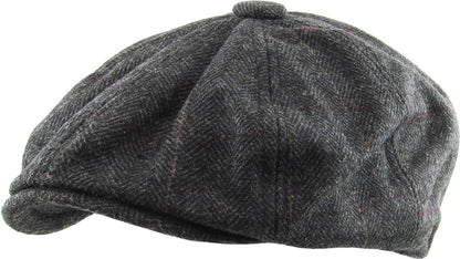 Herringbone Button Ascot hat