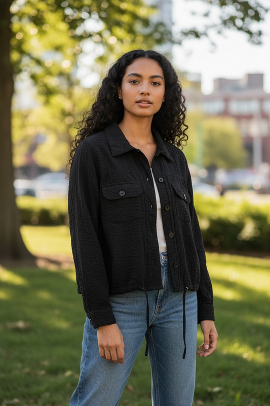 Papa 100% Cotton Jacket/Top