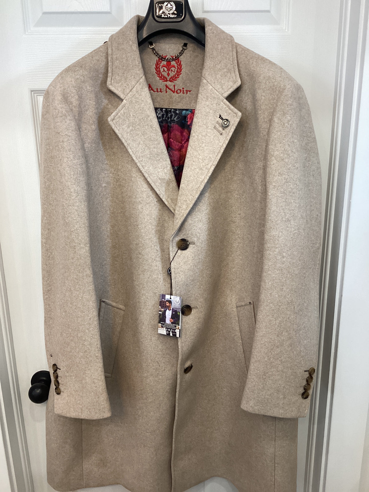 Au Noir Fall/Winter Coat, Oatmeal “Klamath”