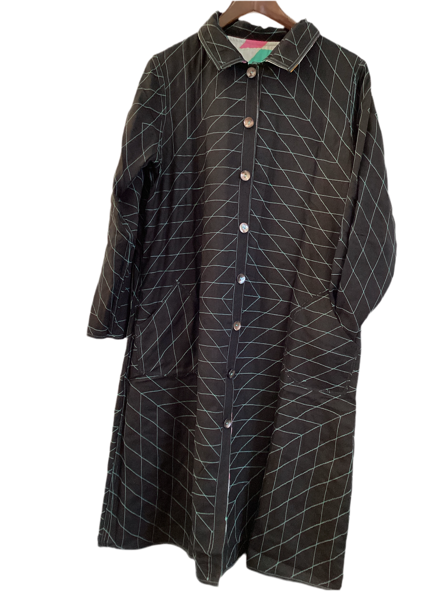 Parsley & Sage Karri Reversible Duster dress/jacket with pockets