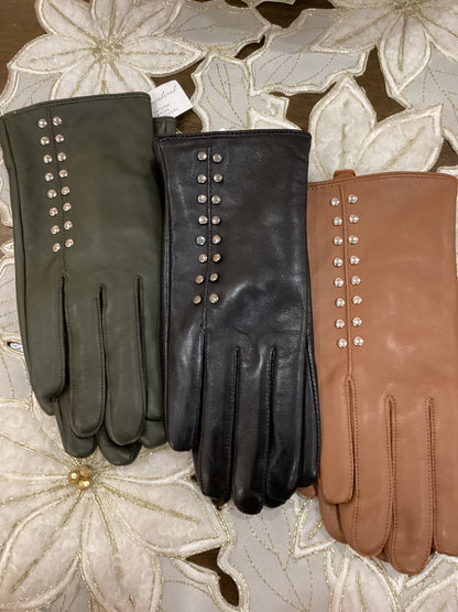 Armoir Leather Studded Gloves