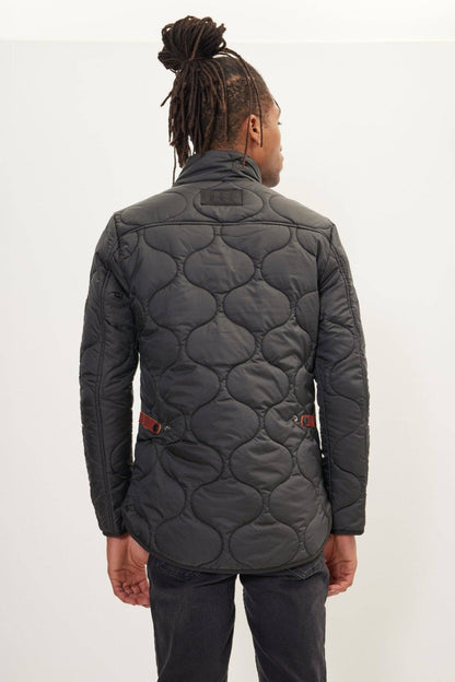 Ron Tomson Light Padded Zipper-Up Coat