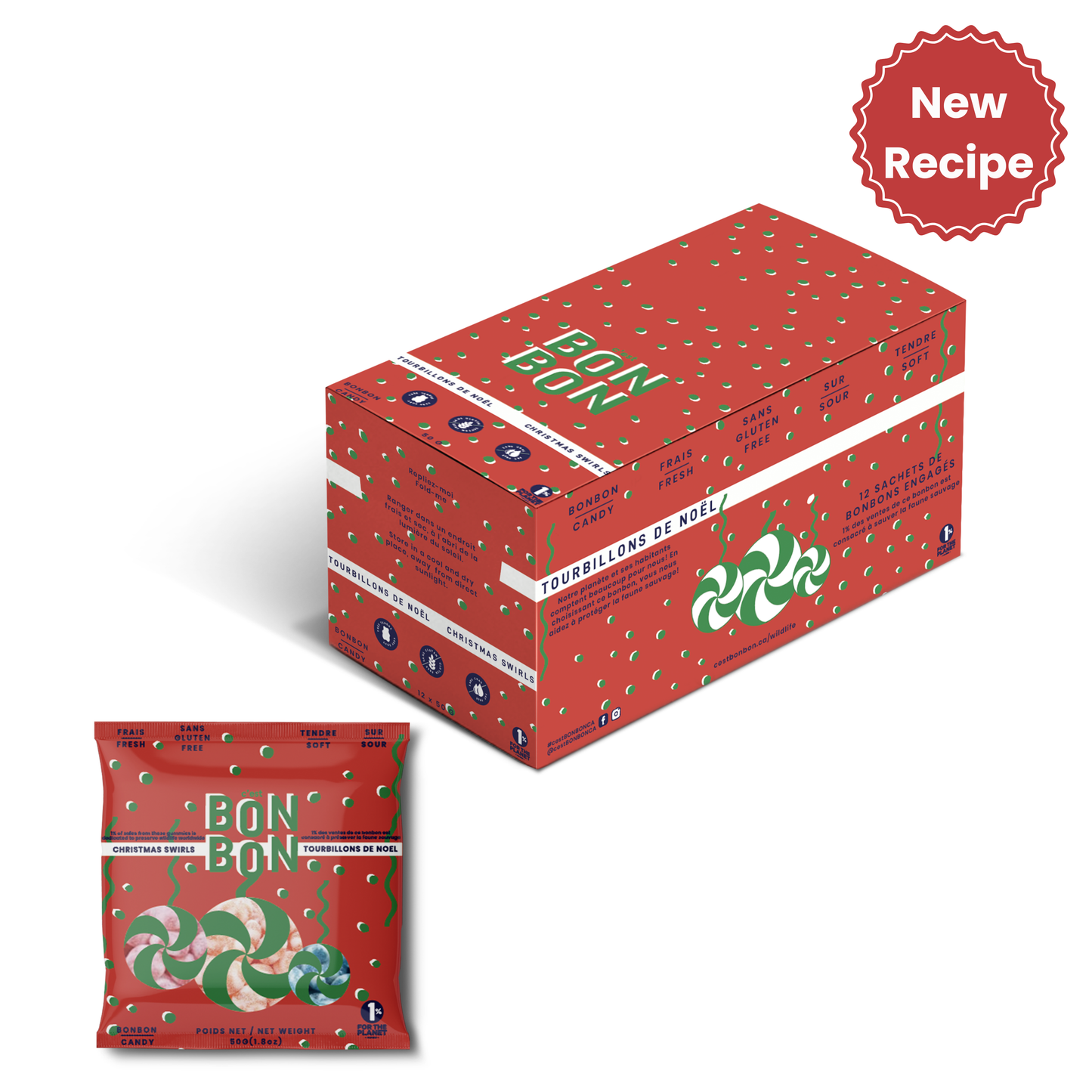 Christmas Swirls - Gummy Candies