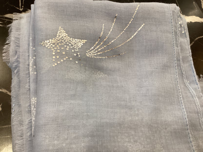 Cherie bliss poka dot two sided scarf or stars