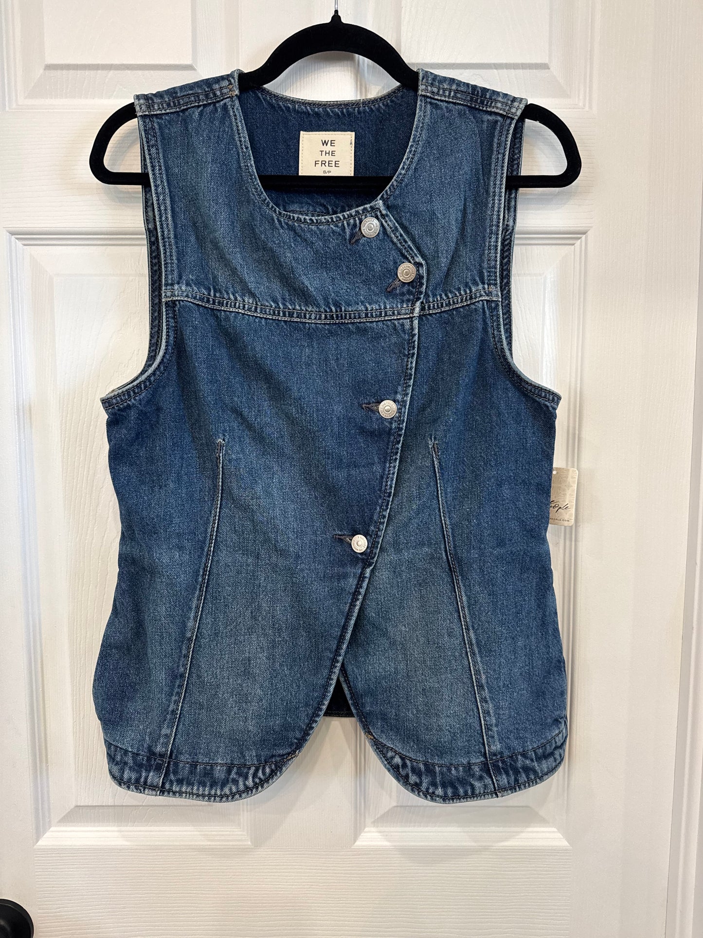 FP Wallflower denim vest top