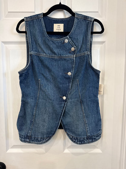 FP Wallflower denim vest top