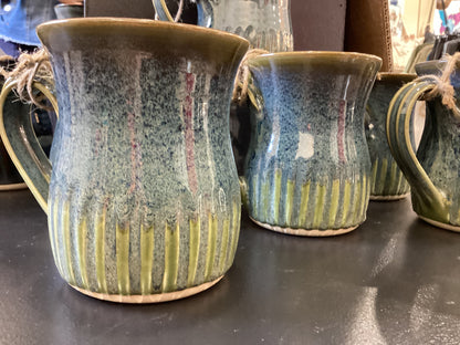 Chad keen carved & curvy pottery mug