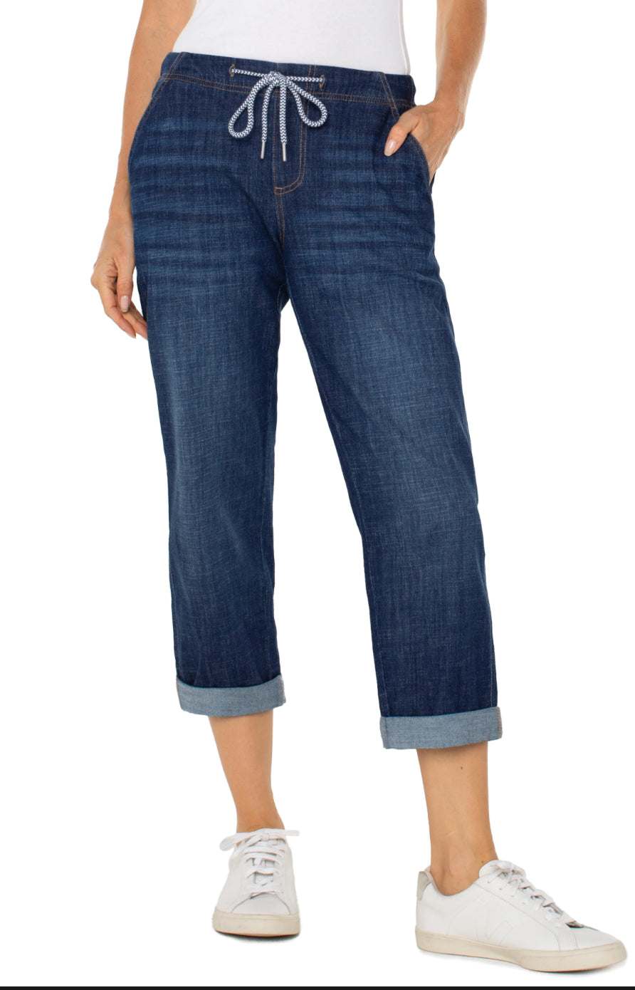 Liverpool rascal cargo pocket string Gabriel crop