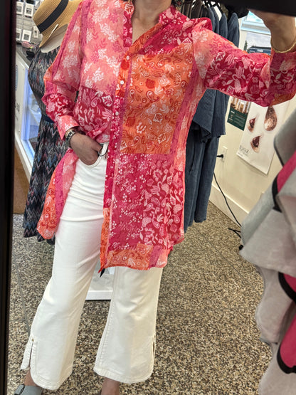 Papillon Summer Hi-Low Tunic
