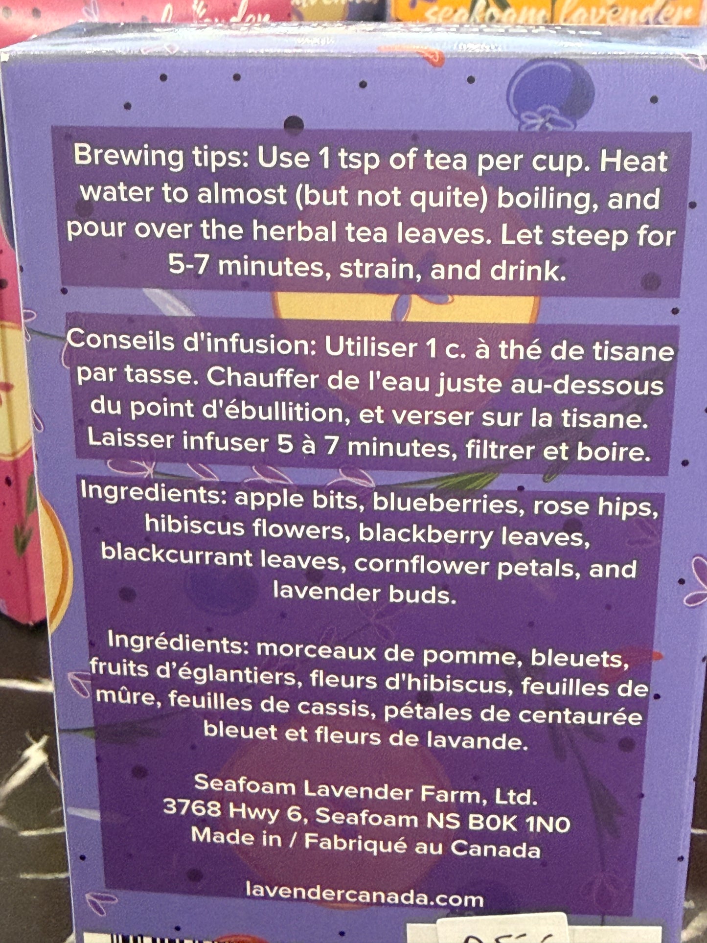 Seafoam Lavender Tea