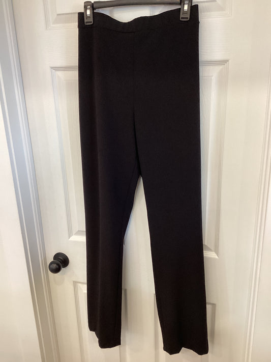 Softworks pants black plus, gathered back waist