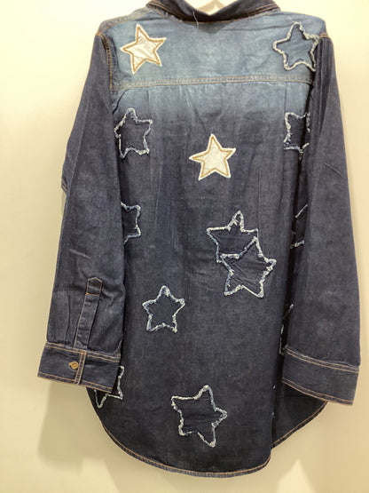 Parsley & Sage Irelynn Denim Shirt