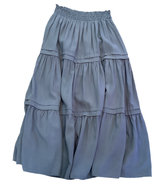 Wishlist Pleated Tiered Skirt