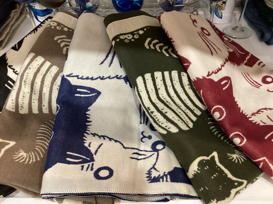 Cherie Bliss scarf cats