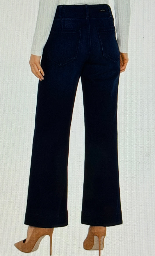 Liverpool Patch Pocket, Wide Leg Jean, Summit Lake