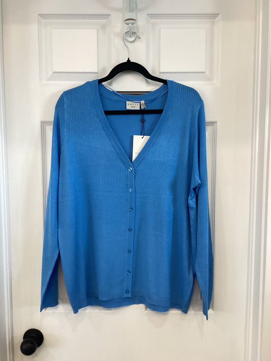 Kaffe Curve knitted Cardigan blue with buttons