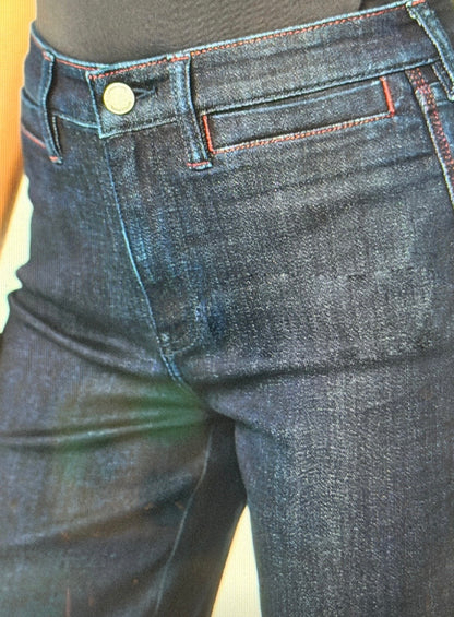 Liverpool Kennedy Straight with Red Stitching Plus Size