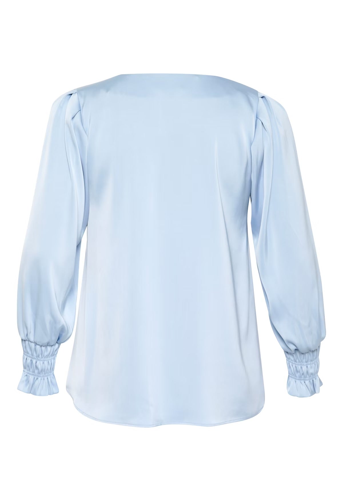 Kaffe Blouse long sleeve blue soft chambray