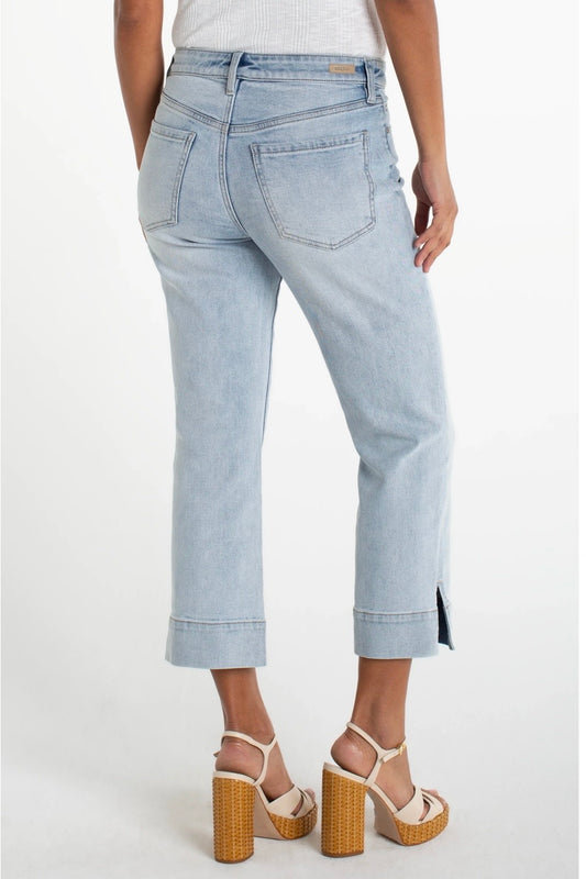 Liverpool Kennedy Crop Straight Jeans
