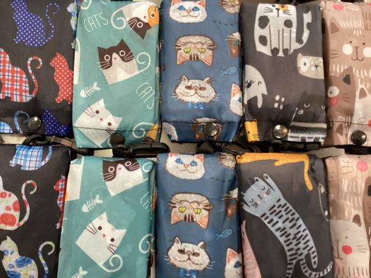 Reusable clip on shopping bag