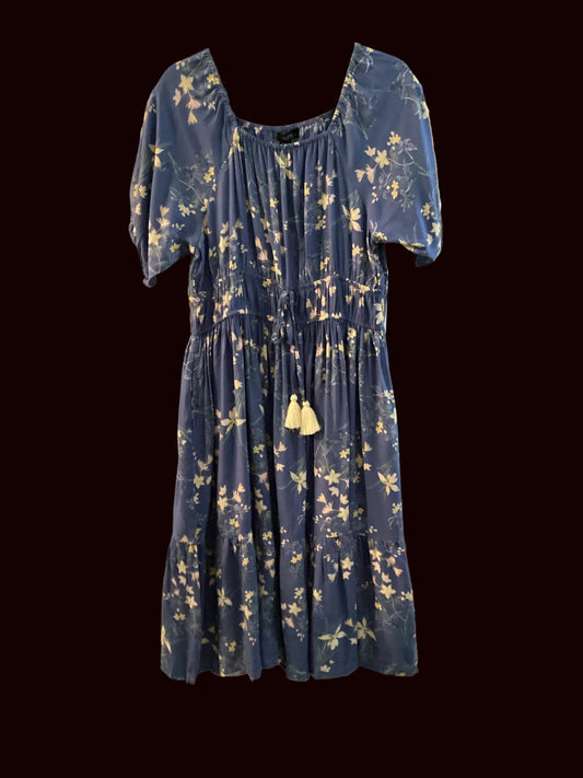 Papa pretty lavender flowers dress