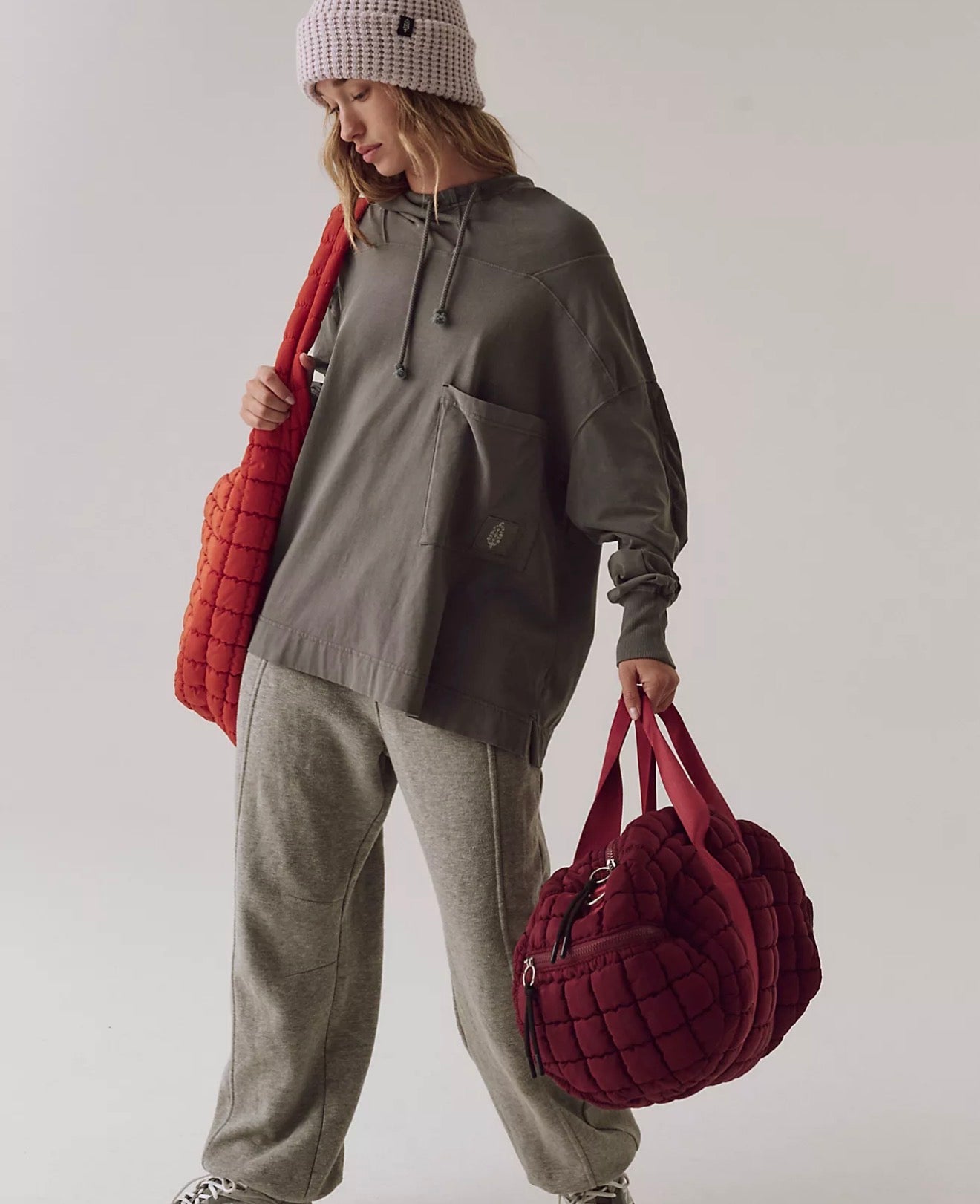 Free people hot shot hooded layer ￼