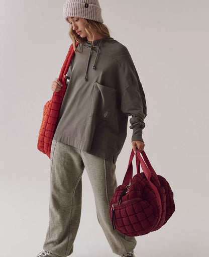 Free people hot shot hooded layer ￼