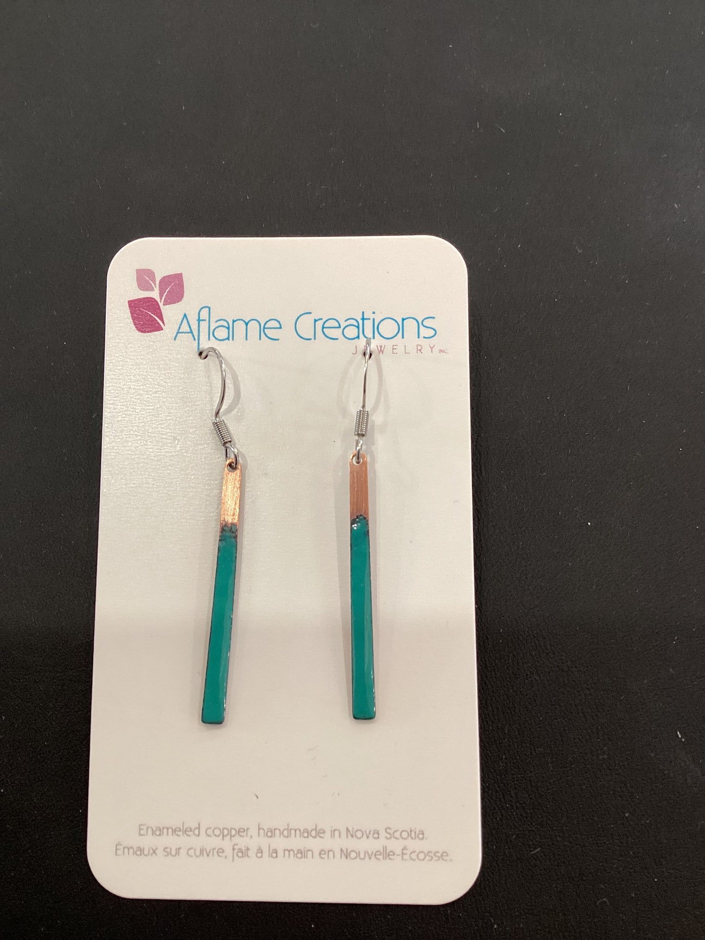 Cool Water Point Earrings