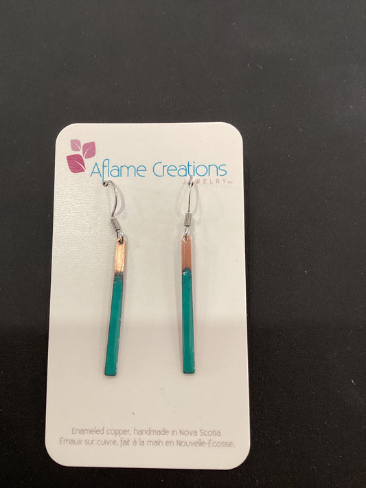 Cool Water Point Earrings