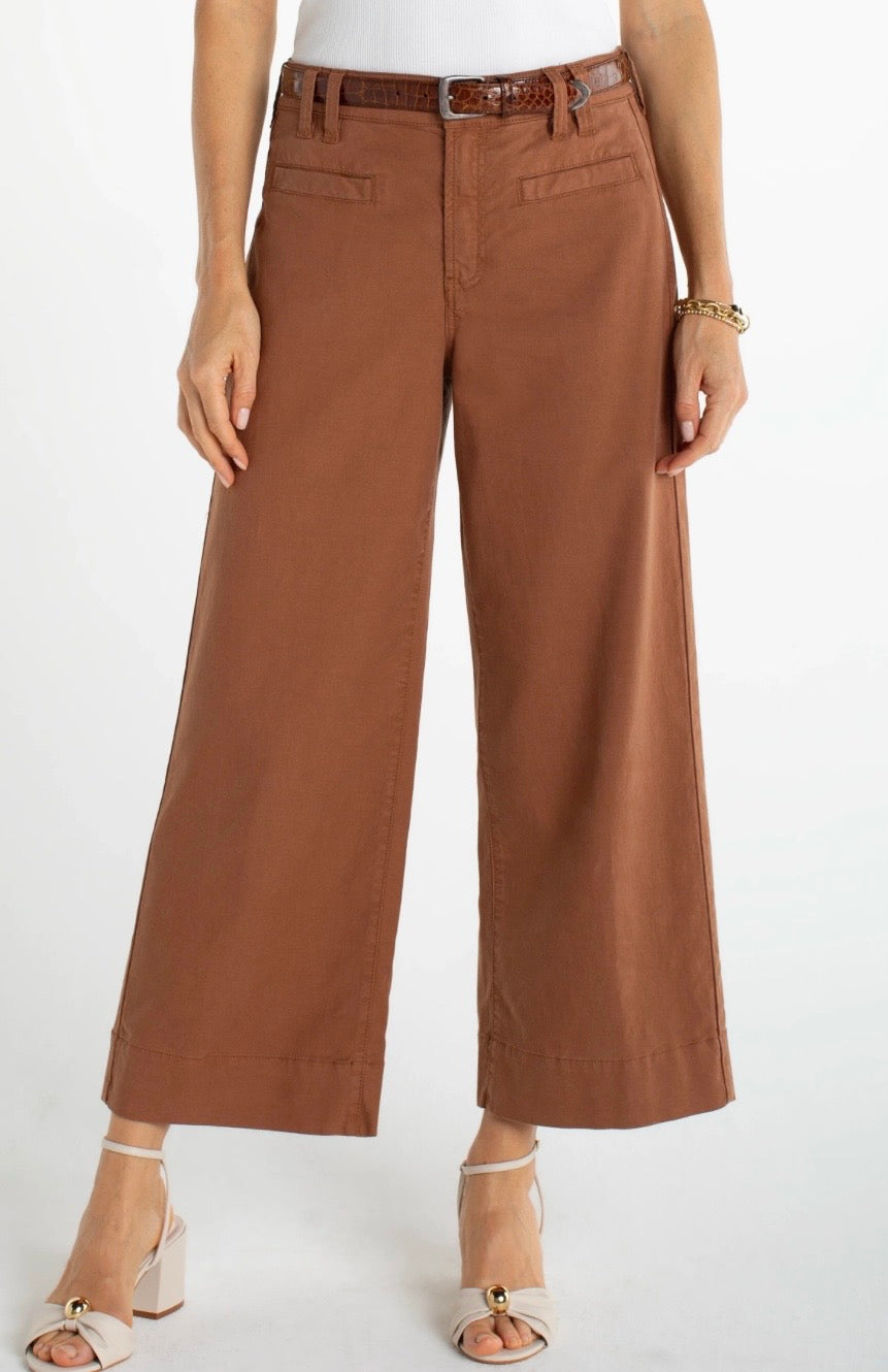 Liverpool Crop Wide Pant