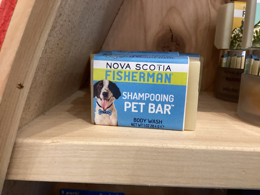 Nova Scotia Fisherman shampooing bar for dogs