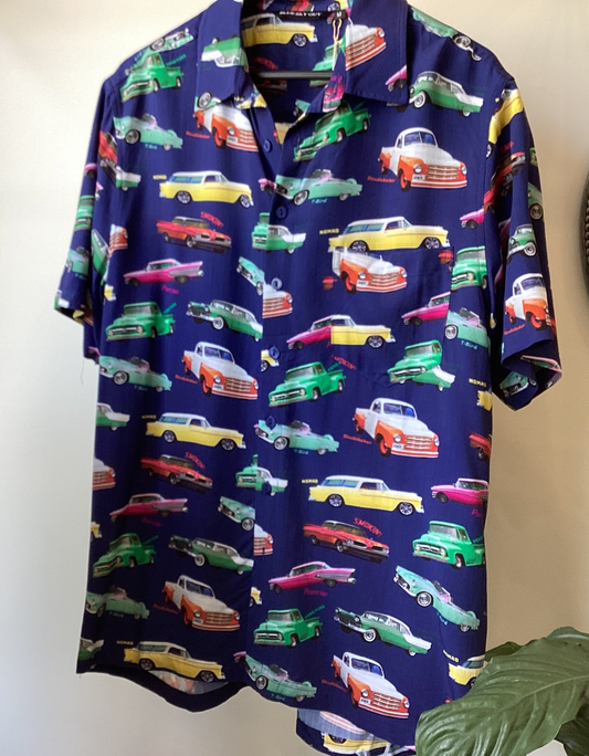 Blue sky car shirt
