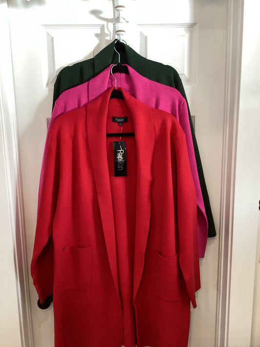 Papillon Lapel Coatigan with Pockets