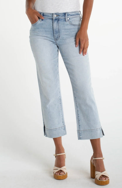 Liverpool Kennedy Crop Straight Jeans