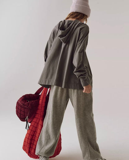 Free people hot shot hooded layer ￼