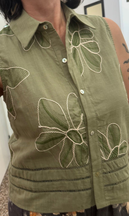 Papillon Cotton Sage Tank