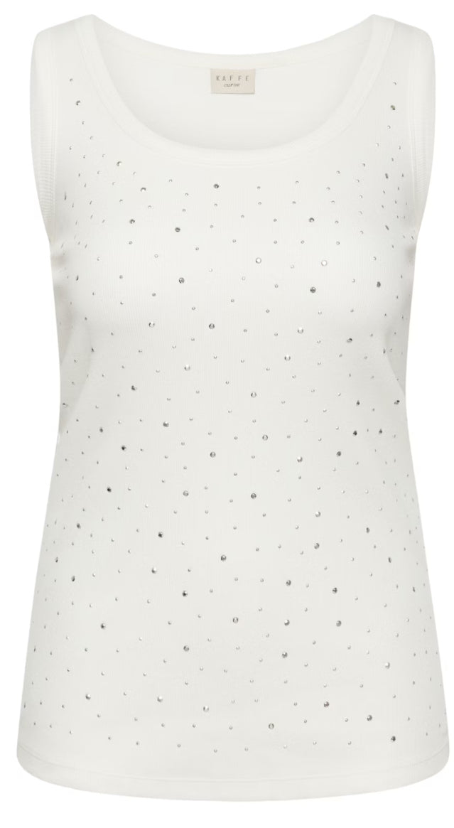 Kaffe Carina Rhinestone Top