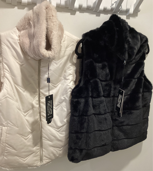Miss Nikky Reversible Faux Fur Vest