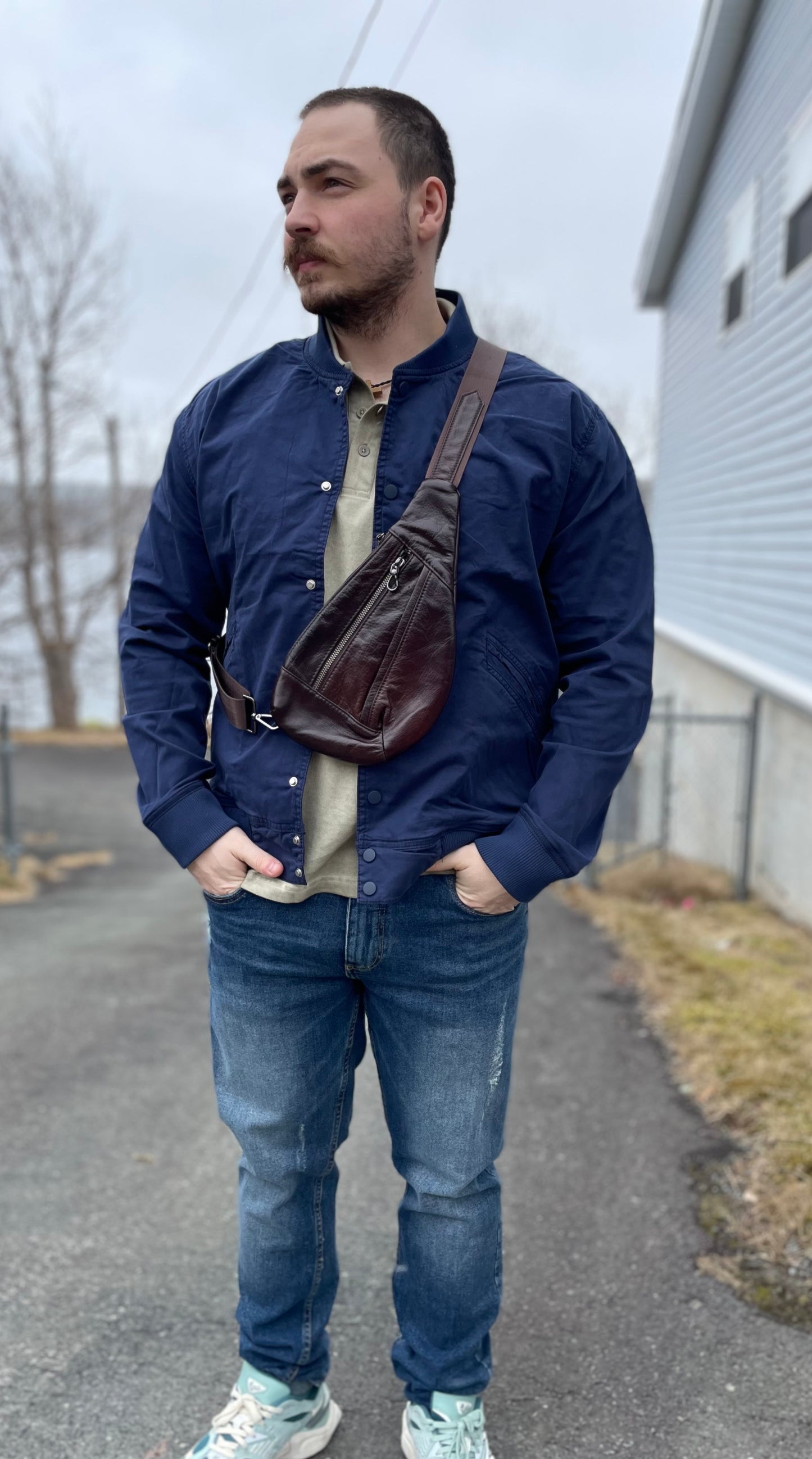 Armoir Leather Sling Bag