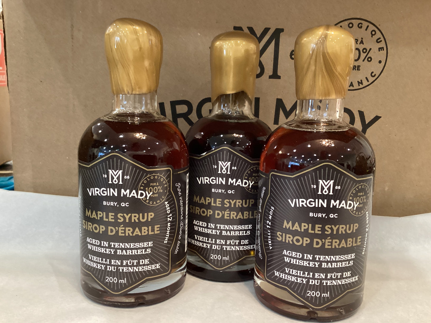Virgin Mady organic specialty maple syrup