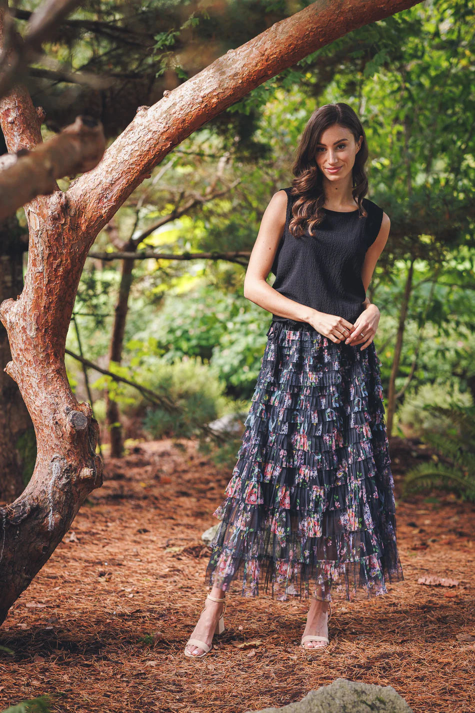 Papillon Tiered Flower Skirt