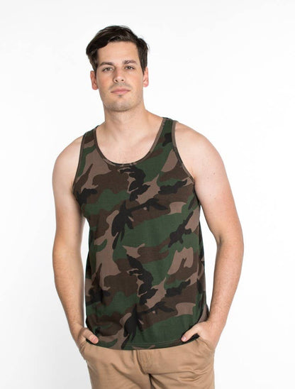 Hawks Bay Slub Solid Tank Tops