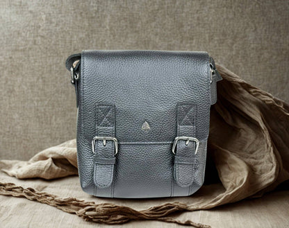 Green Wood Leather Shoulder Bag Dubbo GW196651