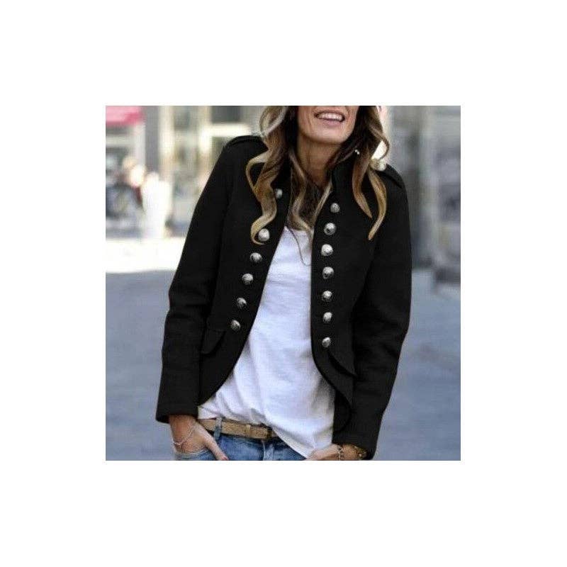 Short Soft Felt Style Coat