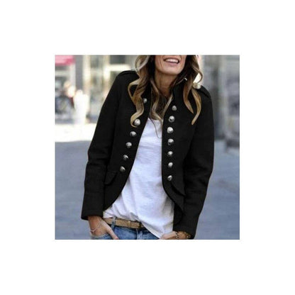 Short Soft Felt Style Coat