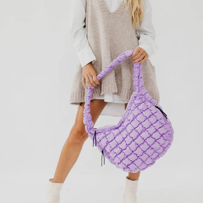 Pretty simple Carmen Quilted Hobo Tote Bag