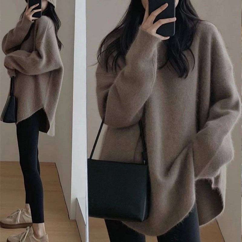 Casual Sweater Long Sleeve Crewneck