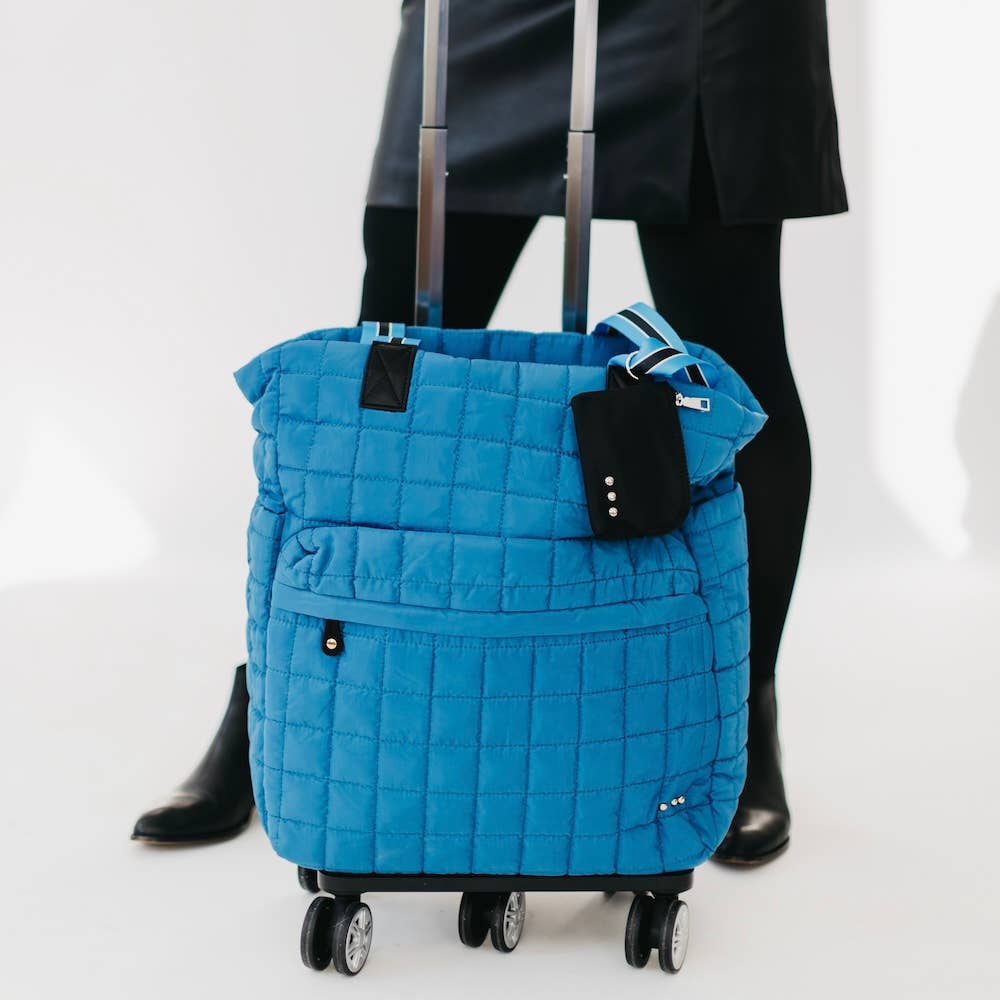 Pretty Simple Quilted Tote Roller Bag